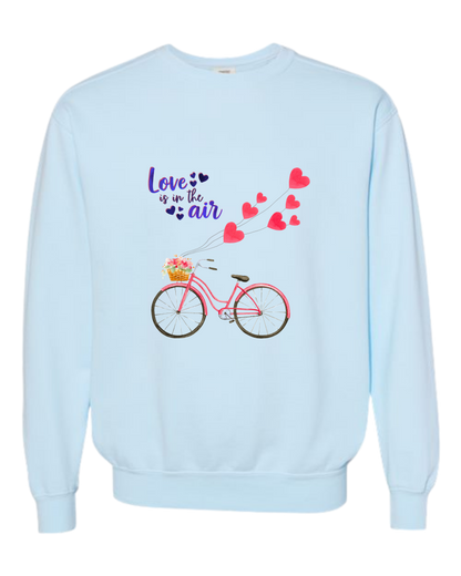 Love is in the Air - Comfort Colors - Sweatshirt - Blues