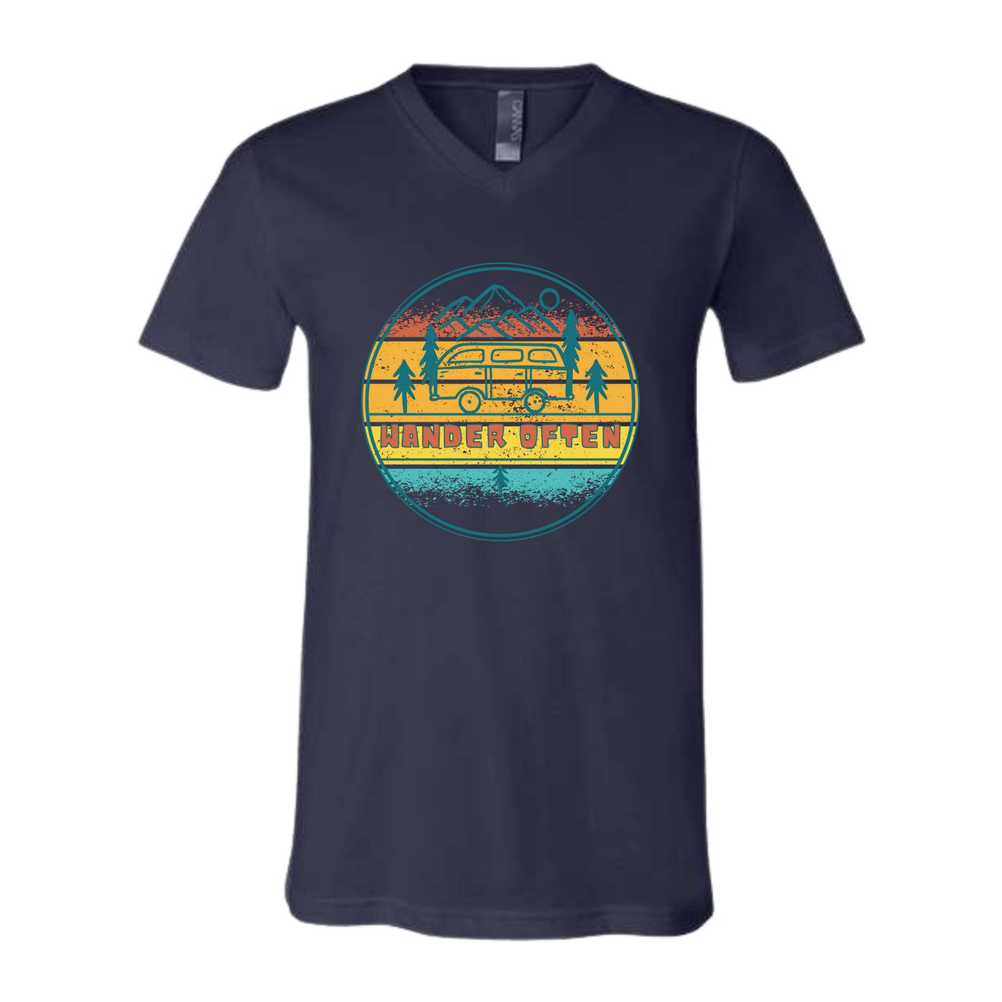 Wander Often - Bella+Canvas - Unisex V-Neck - Assorted Colors