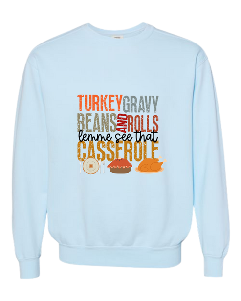 Let Me See That Casserole - Comfort Colors - Sweatshirt - Blues