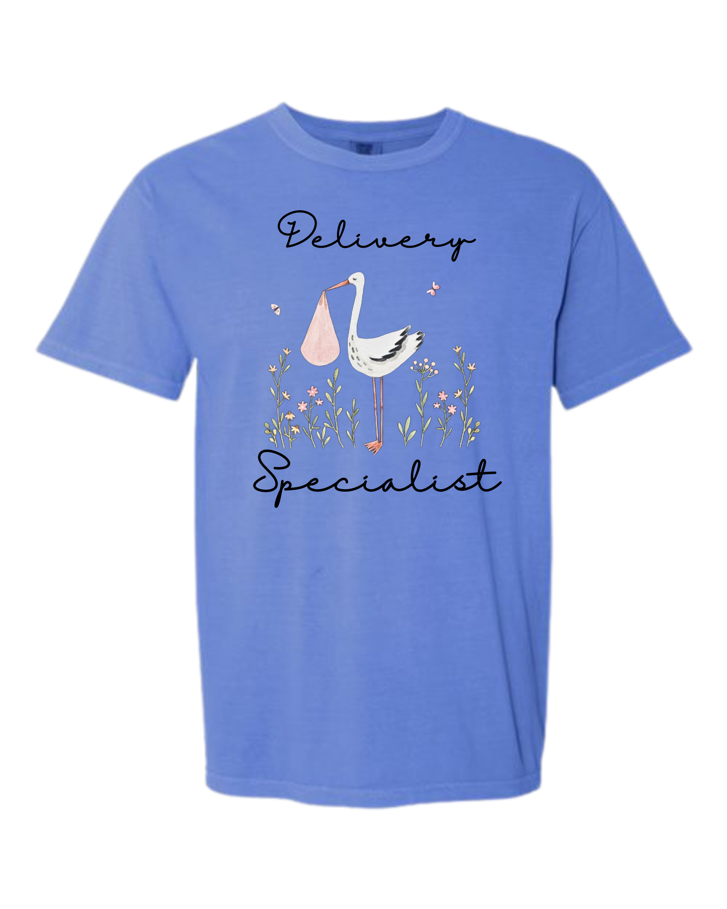 Delivery Specialist - Comfort Colors - Heavyweight Unisex Tee - Blues