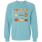 HP - Hello Autumn - Sponge Fleece Raglan Sweatshirt - Blues, Purples