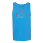 Sunsets & No Regrets - Comfort Colors - Unisex Tank - Neutral Colors & Blues