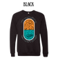CP - Where We Listen and Don't Judge - Sponge Fleece Raglan Sweatshirt - Greens, Neutrals