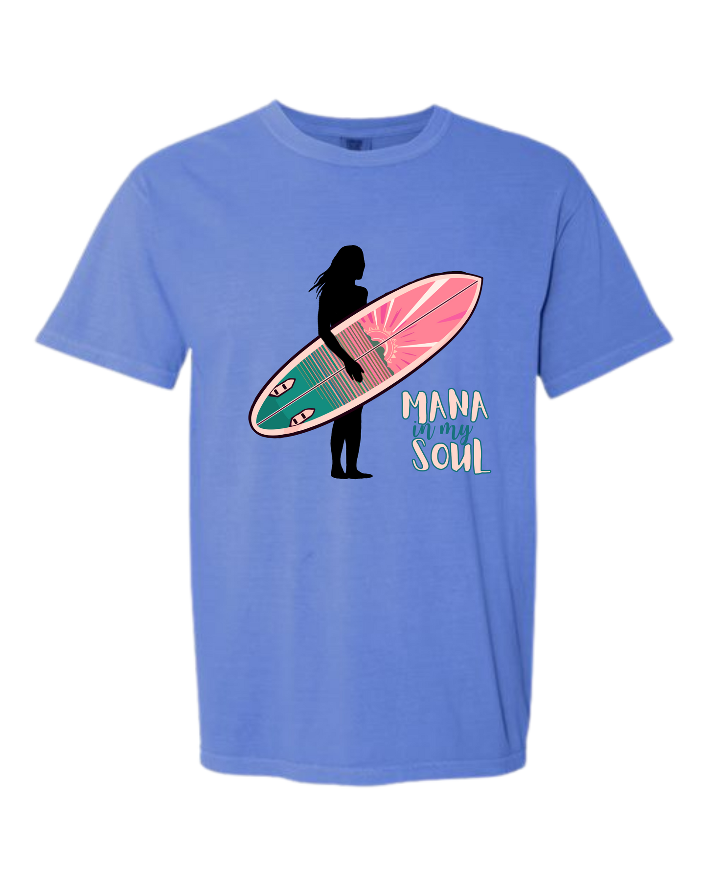 Mana in My Soul - Comfort Colors - Heavyweight Unisex Tee - Blues