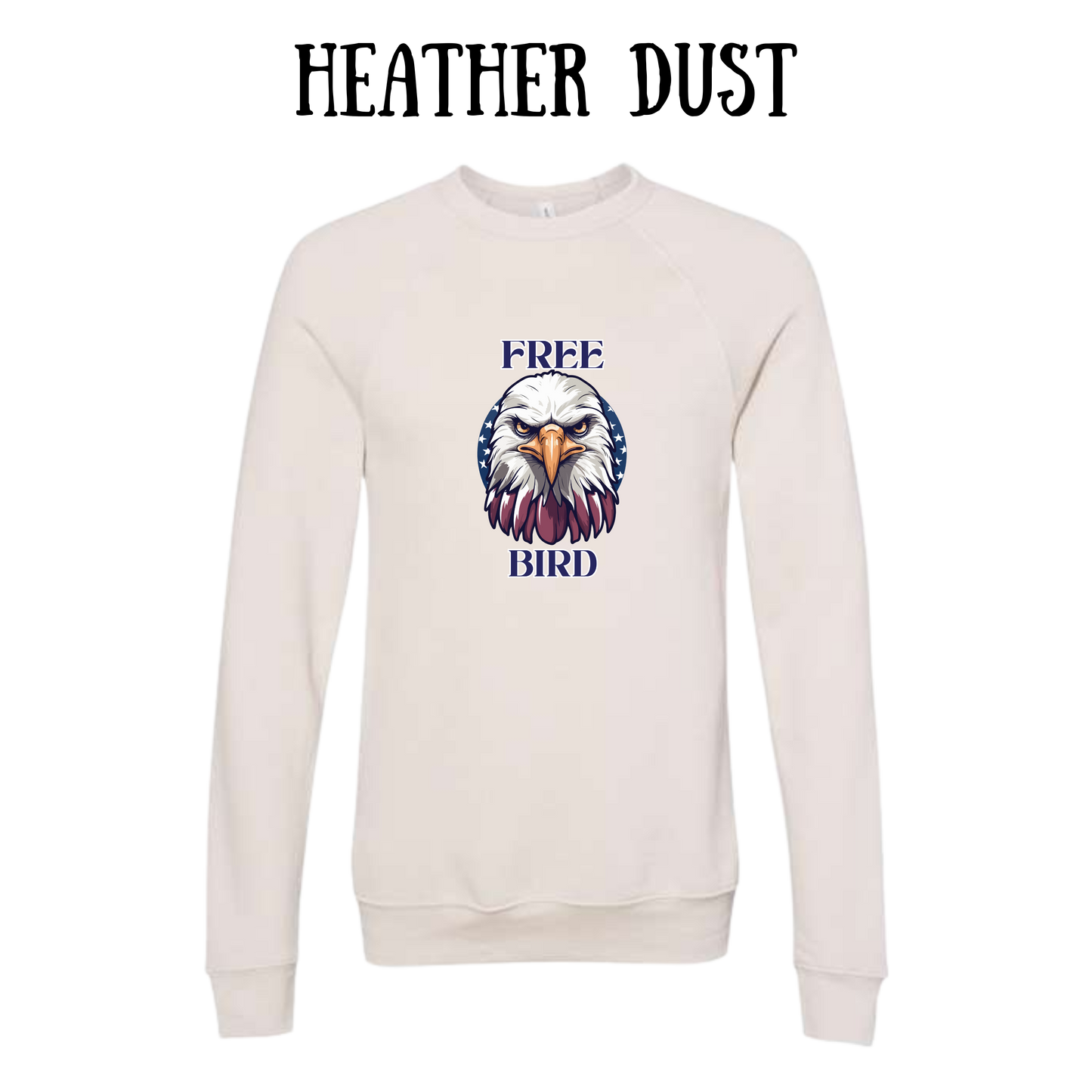 PP - Free Bird - Sponge Fleece Raglan Sweatshirt - Assorted Colors