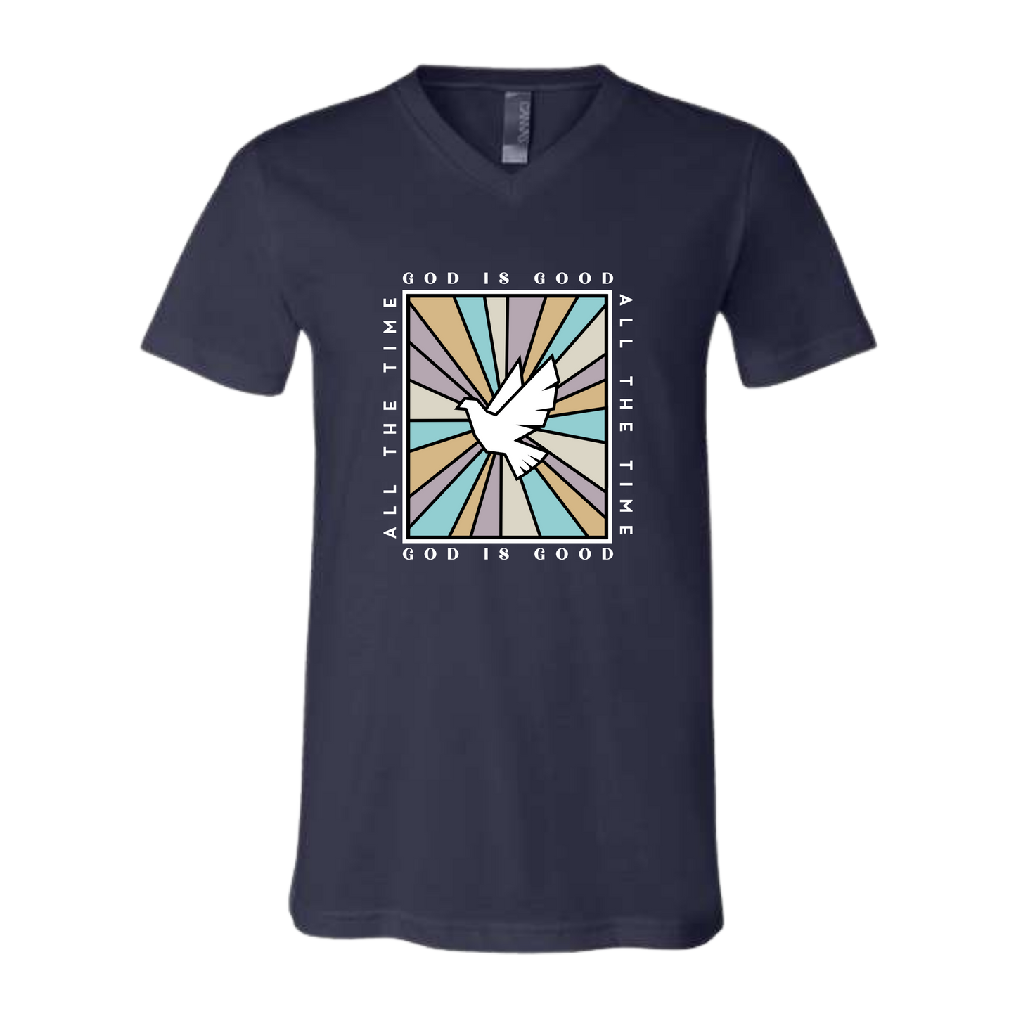 God Is Good - Bella+Canvas - Unisex V-Neck - Assorted Colors