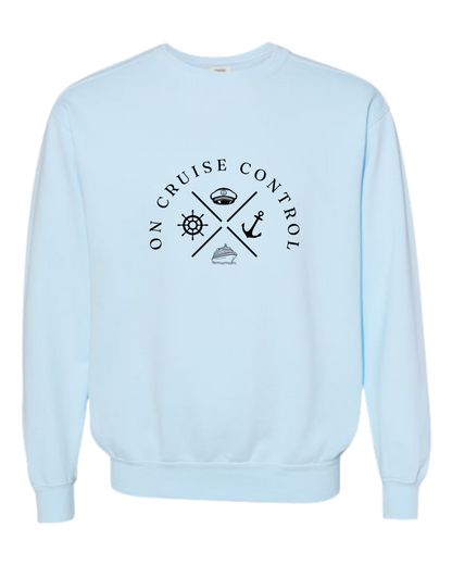 On Cruise Control - Comfort Colors - Sweatshirt - Blues