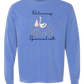 Delivery Specialist - Comfort Colors - Heavyweight Long Sleeve Tee - Blues & Greens