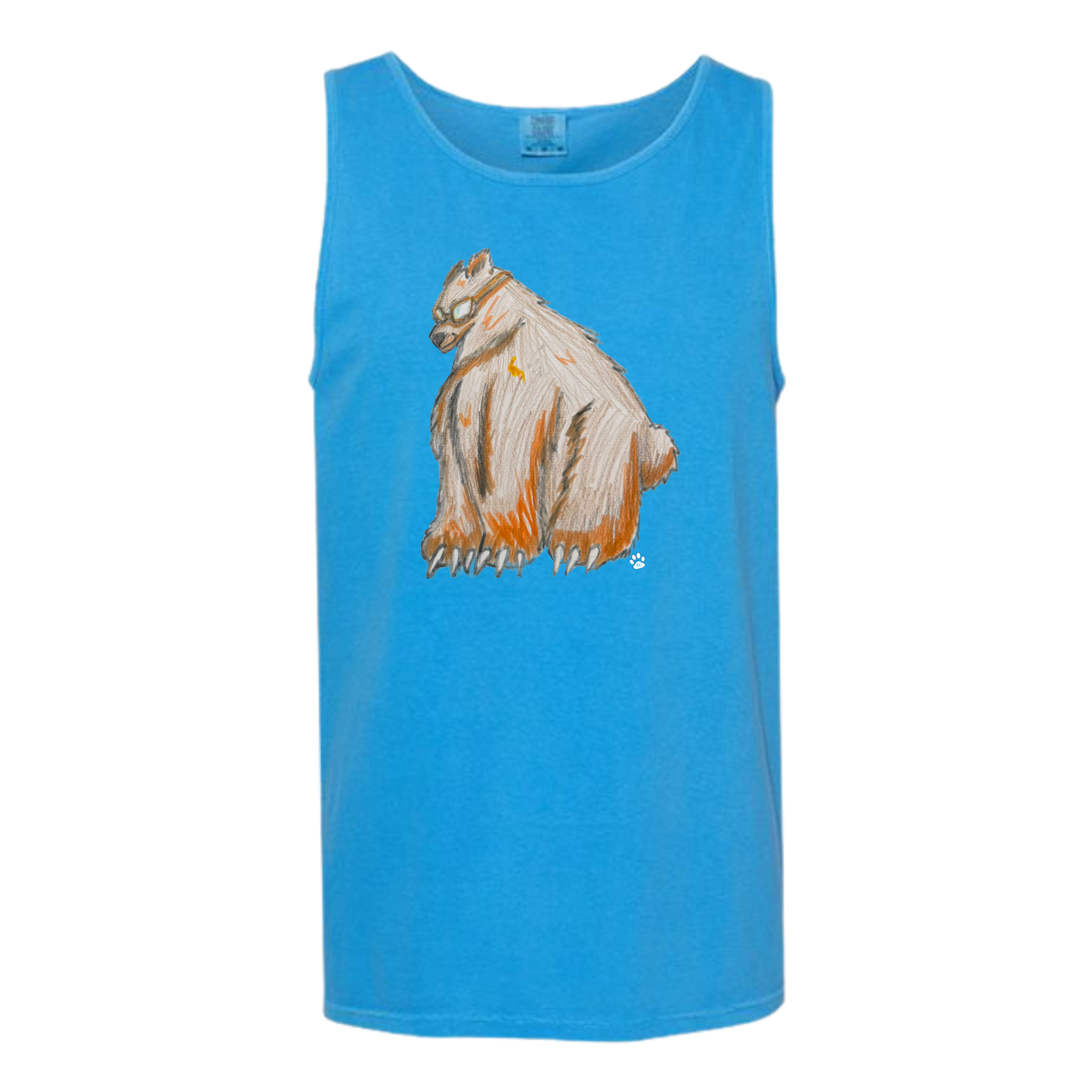 Muscle Bear - Comfort Colors - Unisex Tank - Neutral Colors & Blues