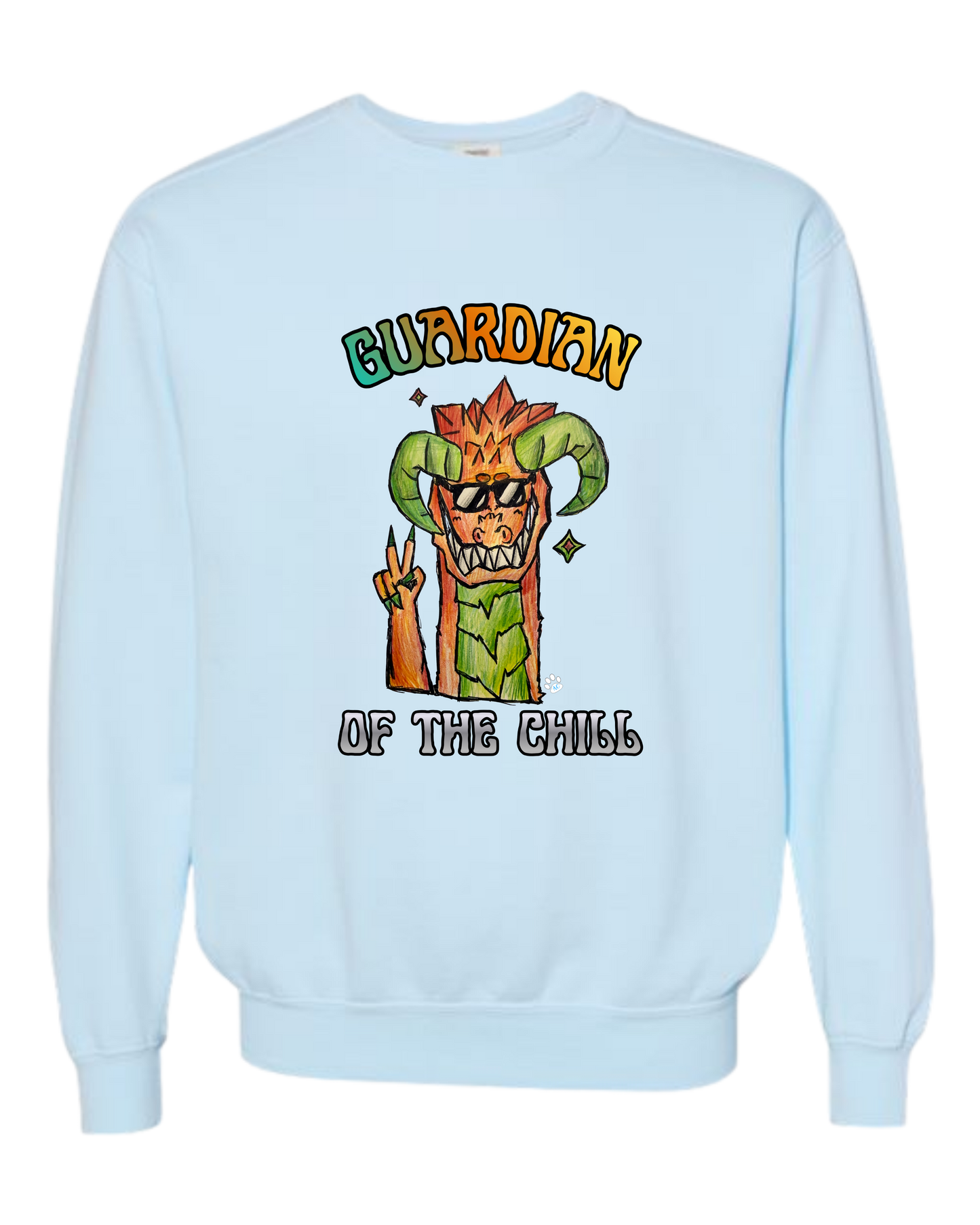 Guardian of The Chill - Comfort Colors - Sweatshirt - Blues
