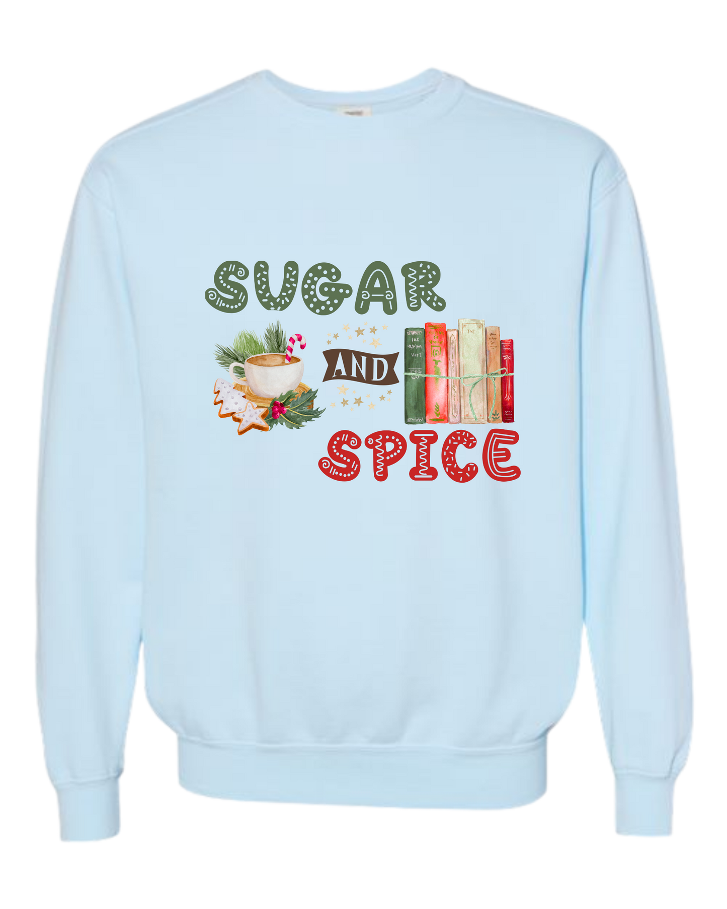 Sugar And Spice - Comfort Colors - Sweatshirt - Blues
