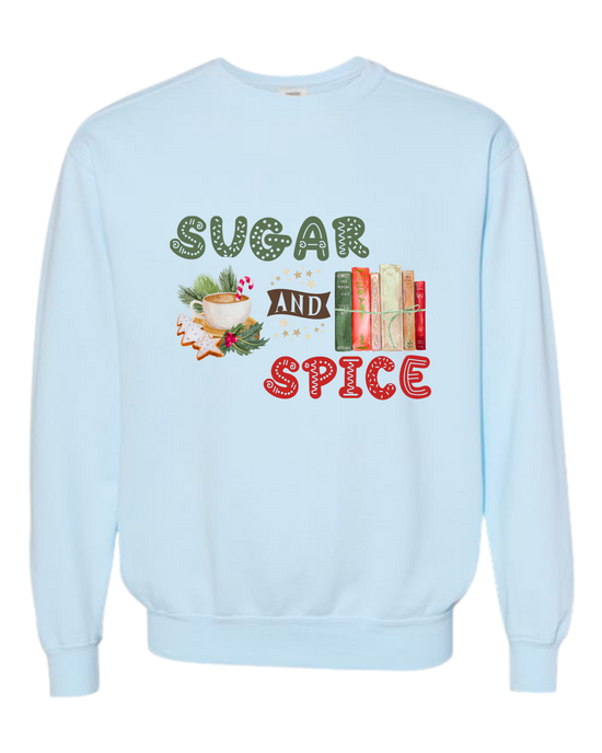 Sugar And Spice - Comfort Colors - Sweatshirt - Blues