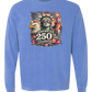 America's 250th Birthday - Comfort Colors - Heavyweight Long Sleeve Tee - Blues & Greens