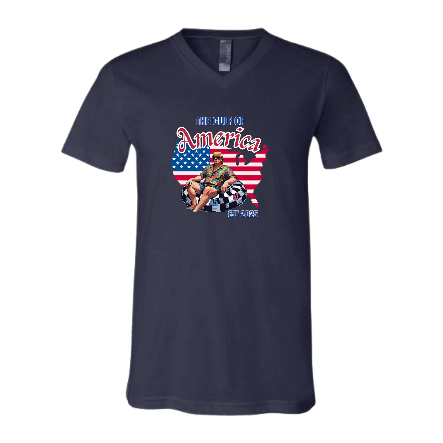 The Gulf of America - Bella+Canvas - Unisex V-Neck - Assorted Colors