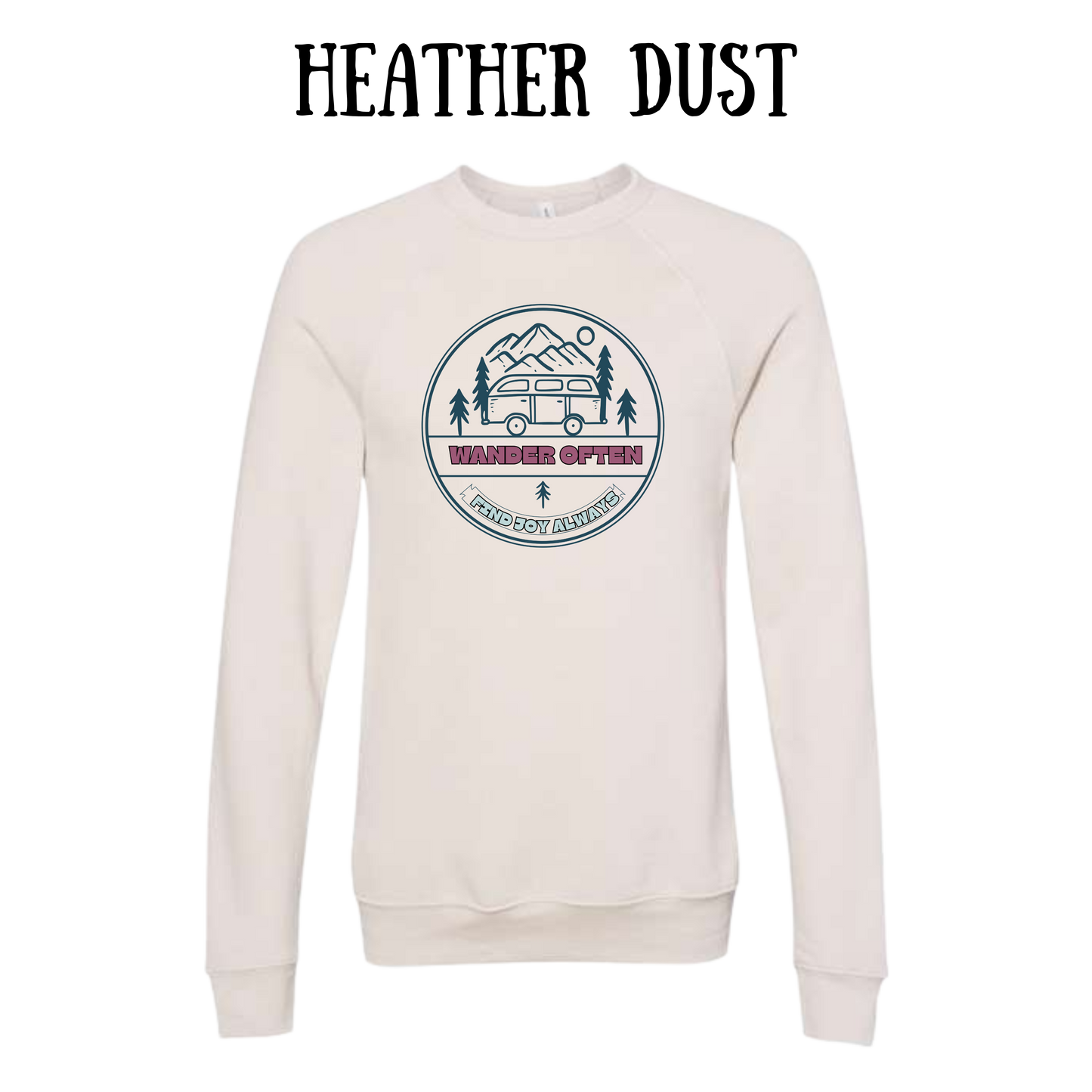 CP - Wander Often - Sponge Fleece Raglan Sweatshirt - Assorted Colors