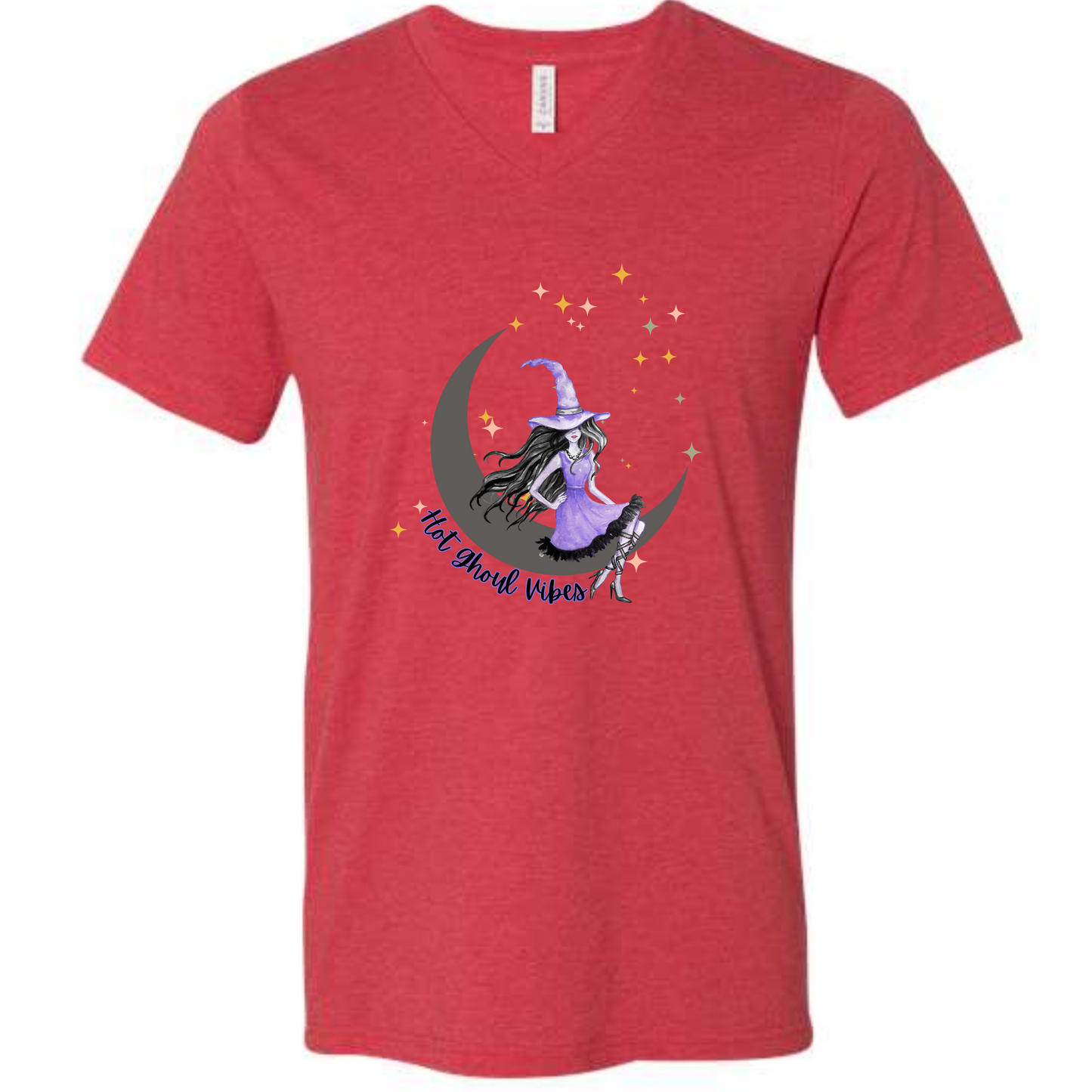 Hot Ghoul Vibes - Unisex V-Neck - Assorted Colors