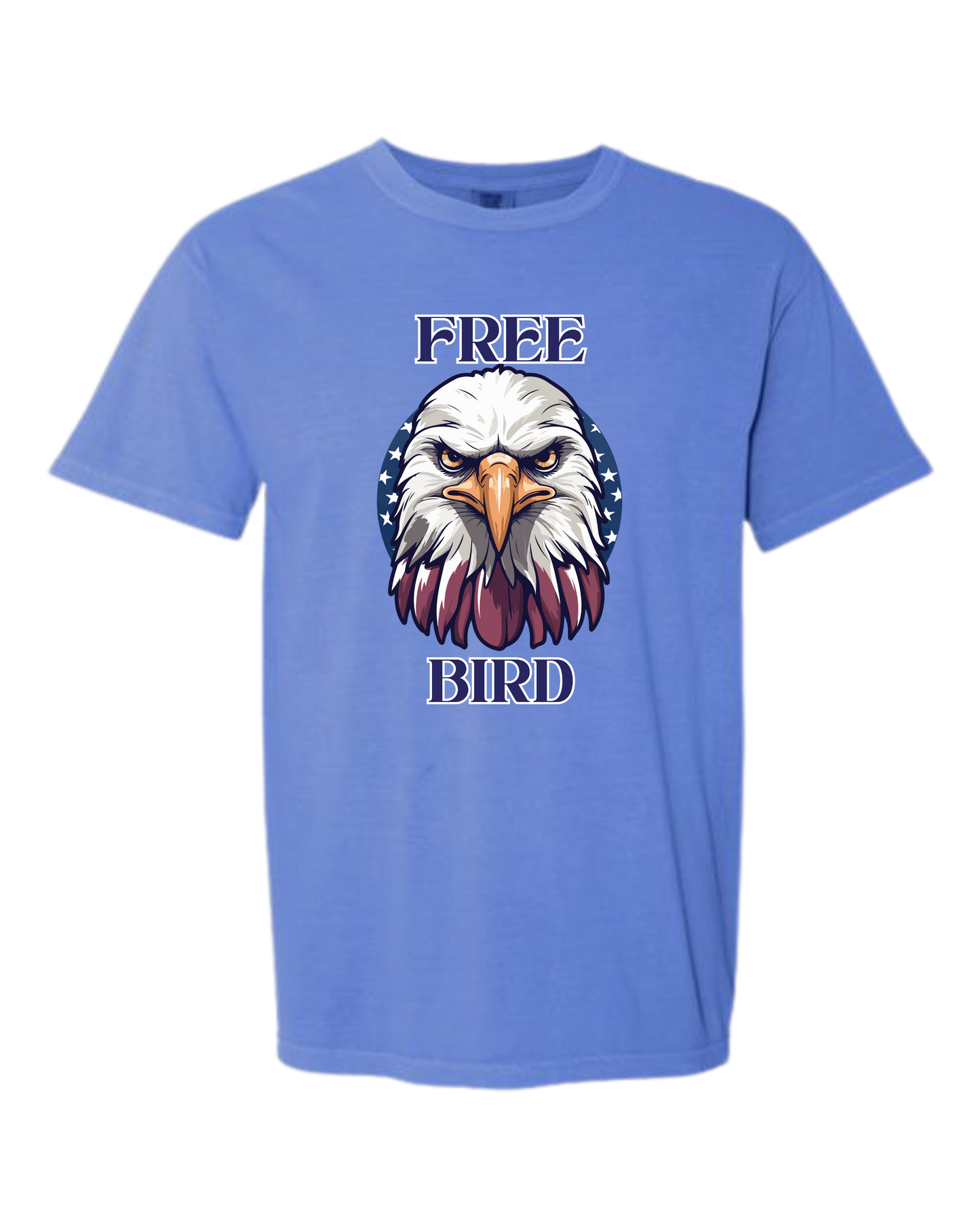 Free Bird - Comfort Colors - Heavyweight Unisex Tee - Blues