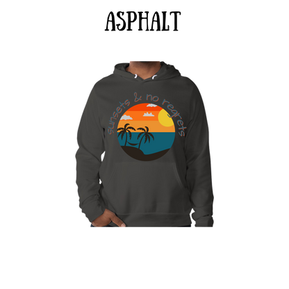 VP - Sunsets & No Regrets - Sponge Fleece Hoodie - Greens, Neutrals