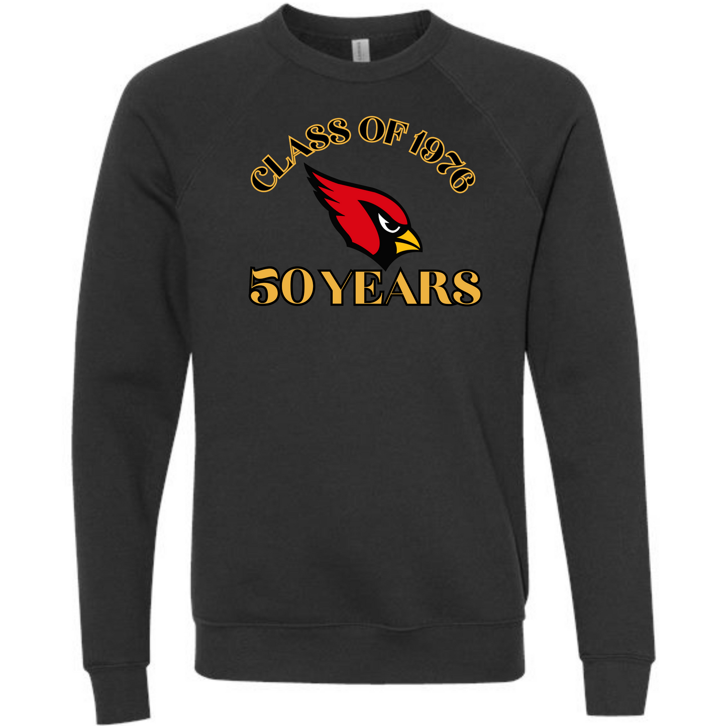CUHS 50 years - Sponge Fleece Raglan Sweatshirt - Assorted Colors