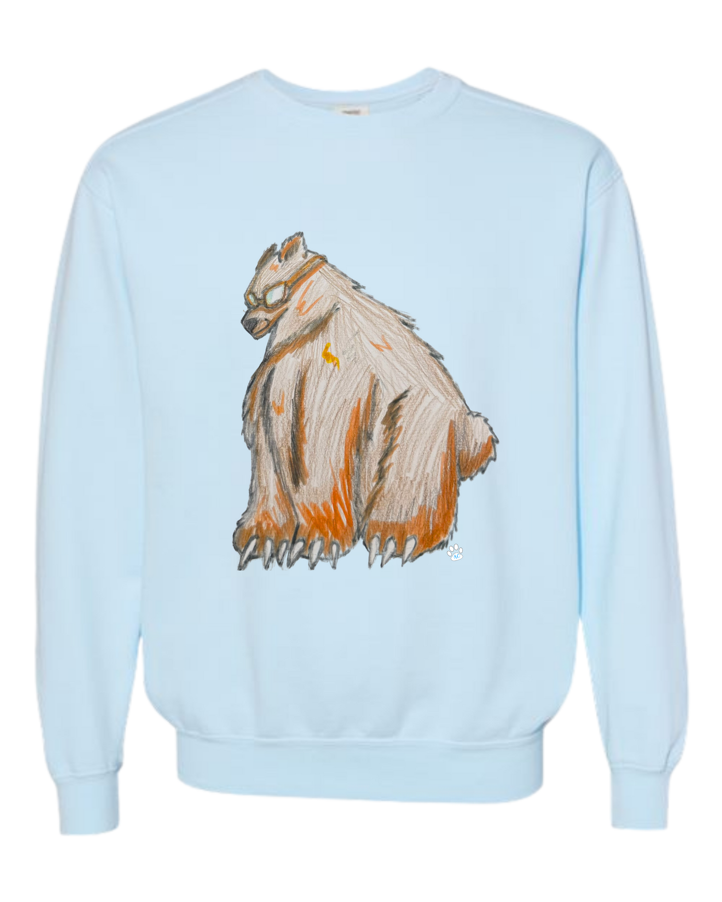 Muscle Bear - Comfort Colors - Sweatshirt - Blues
