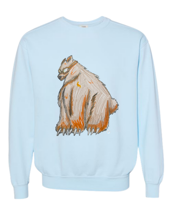 Muscle Bear - Comfort Colors - Sweatshirt - Blues