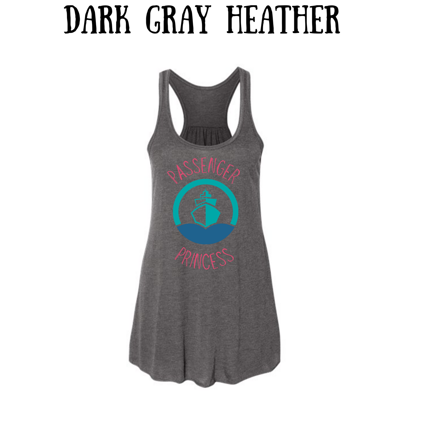 VP - Passenger Princess - Women's Flowy Racerback Tank