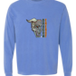 Dragon Energy - Comfort Colors - Heavyweight Long Sleeve Tee - Blues & Greens