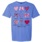 Galatians 5 - Valentines - Comfort Colors - Heavyweight Unisex Tee - Blues