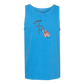 Loves Jesus & America too - Comfort Colors - Unisex Tank - Neutral Colors & Blues