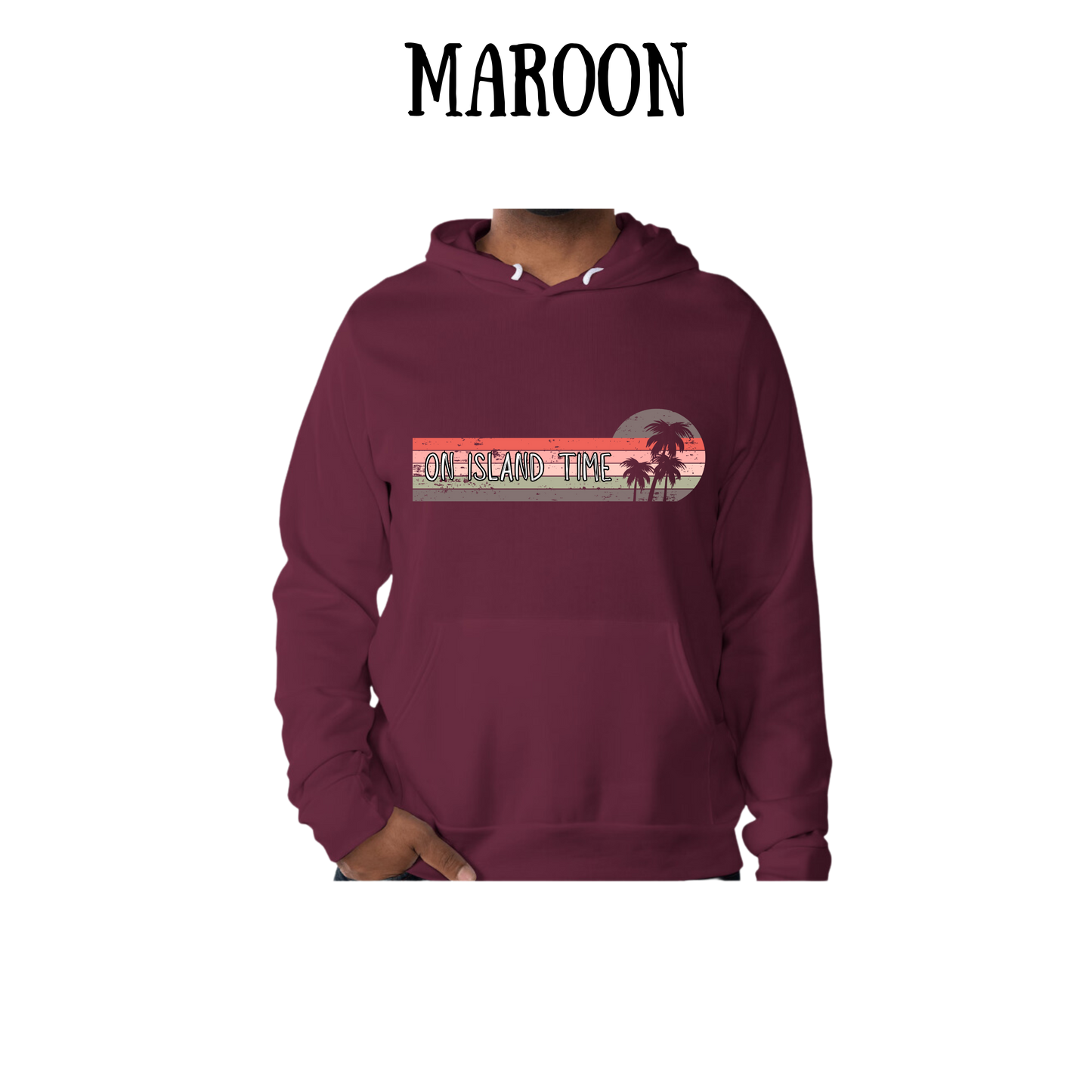 VP - On Island Time - Sponge Fleece Hoodie - Assorted Colors