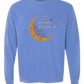 Not A Hot Mess Just A Hot Flash - Comfort Colors - Heavyweight Long Sleeve Tee - Blues & Greens