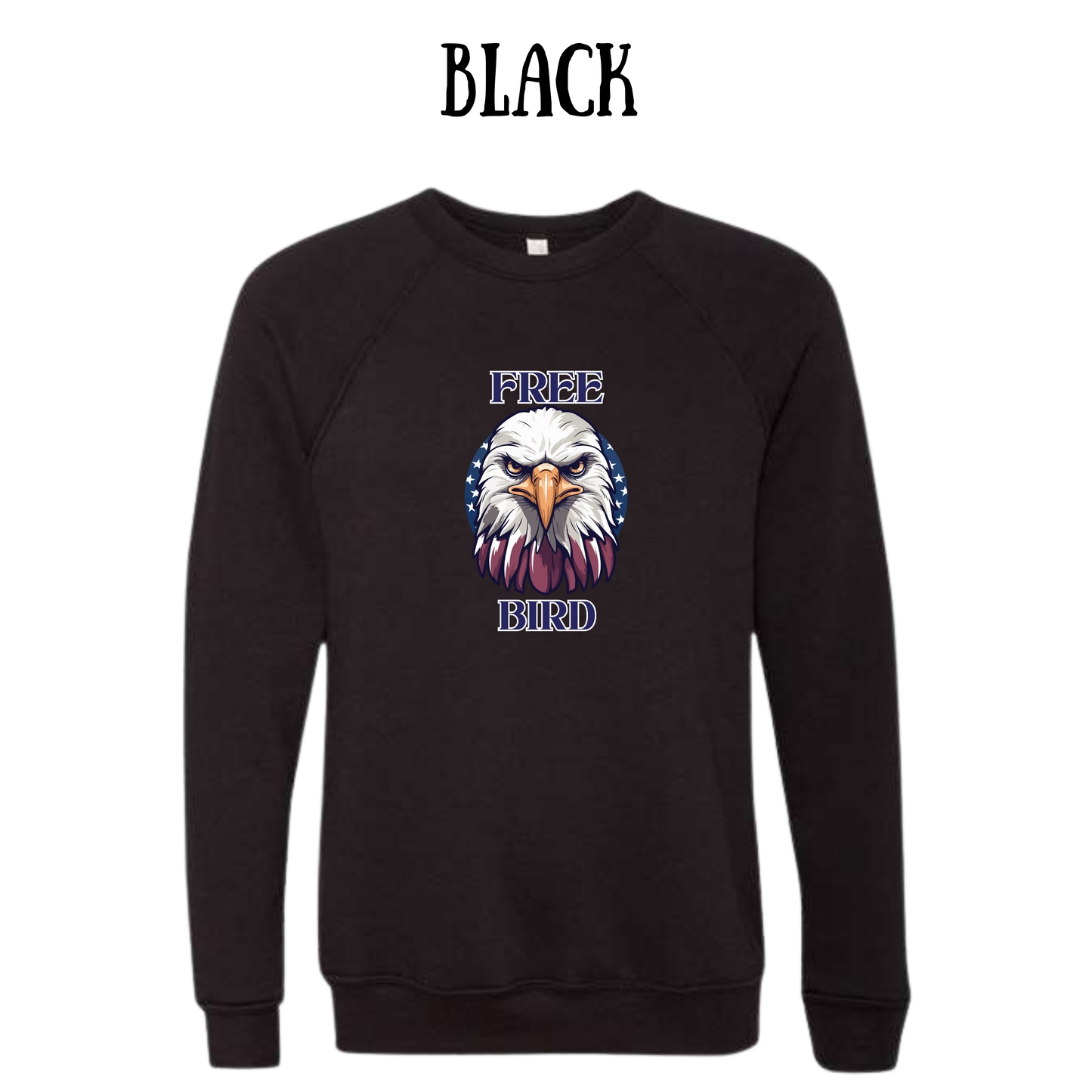 PP - Free Bird - Sponge Fleece Raglan Sweatshirt - Greens, Neutrals