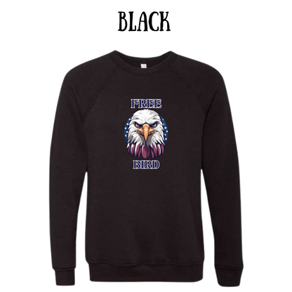 PP - Free Bird - Sponge Fleece Raglan Sweatshirt - Greens, Neutrals