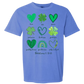 Galatians 5 - St Patrick's Day - Comfort Colors - Heavyweight Unisex Tee - Blues