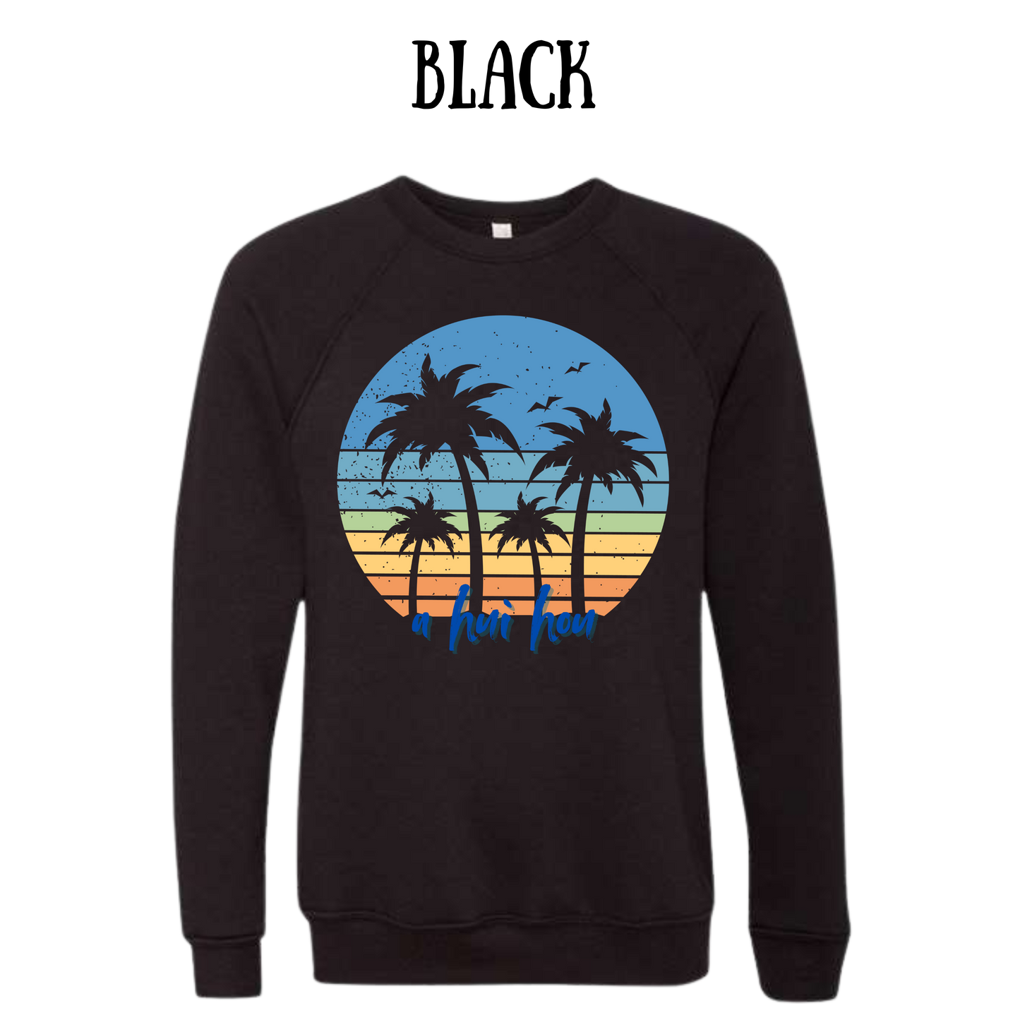 VP - A Hui Hou  - Sponge Fleece Raglan Sweatshirt - Greens, Neutrals