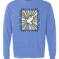 God Is Good - Comfort Colors - Heavyweight Long Sleeve Tee - Blues & Greens