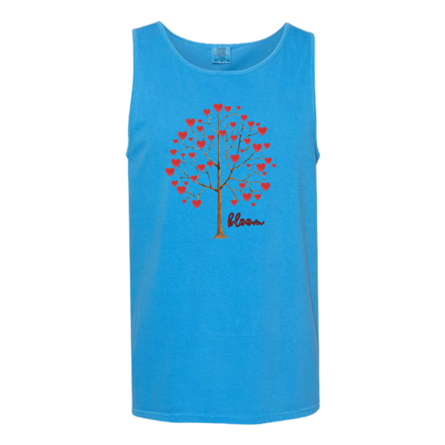 Bloom - Comfort Colors - Unisex Tank - Neutral Colors & Blues