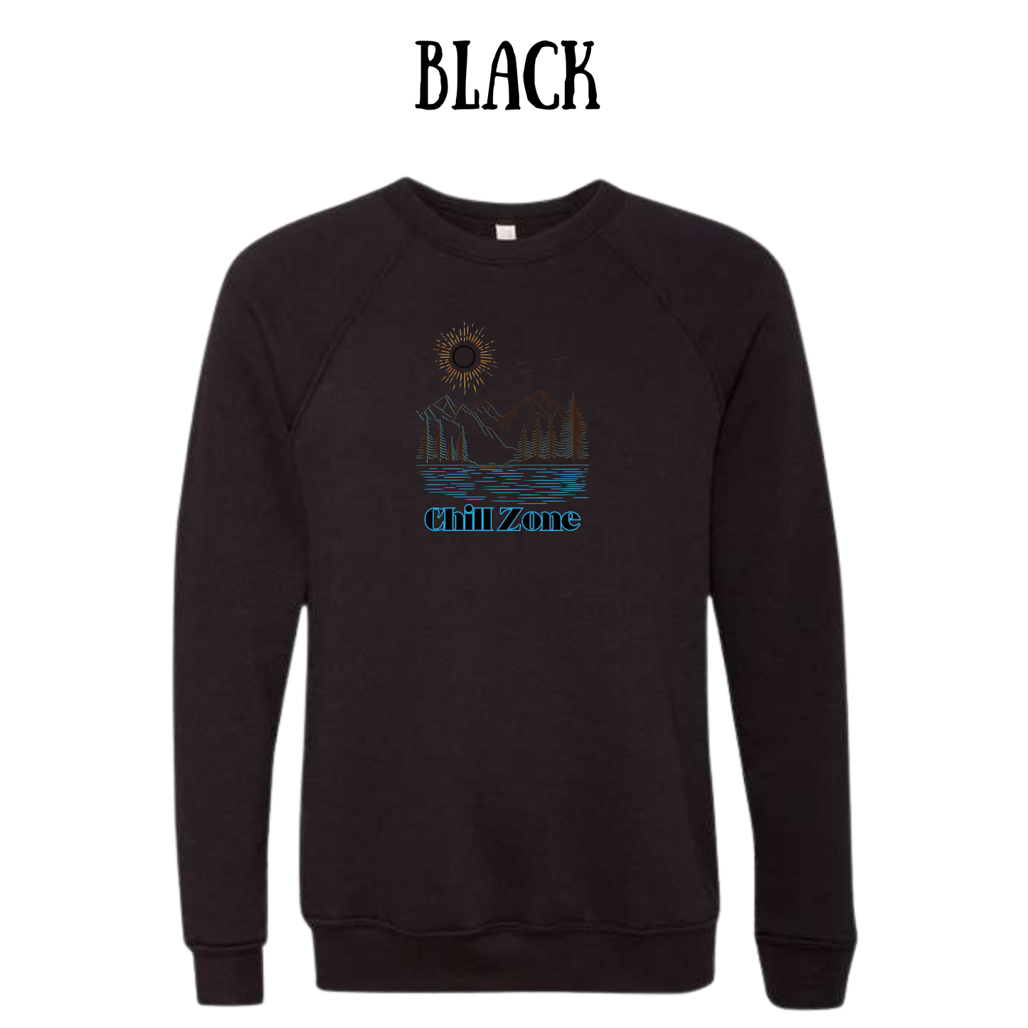 CP - Chill Zone - Sponge Fleece Raglan Sweatshirt - Greens, Neutrals