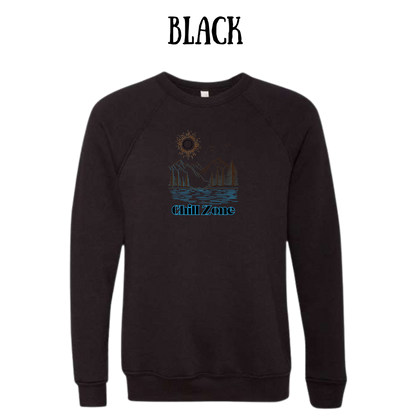 CP - Chill Zone - Sponge Fleece Raglan Sweatshirt - Greens, Neutrals