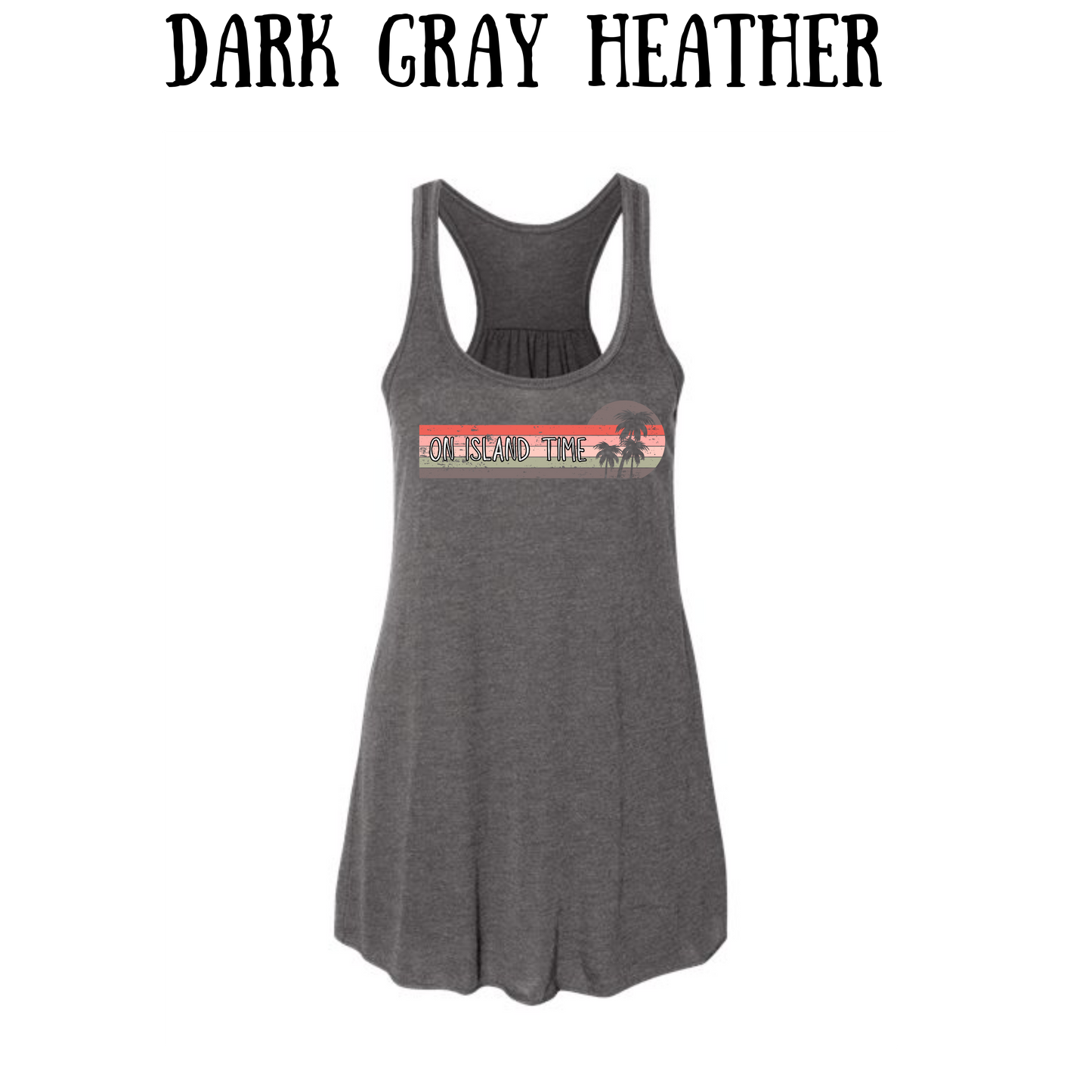 VP - On Island Time - Women's flowy racerback Tank