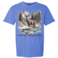 Winter Woodland - Comfort Colors - Heavyweight Unisex Tee - Blues