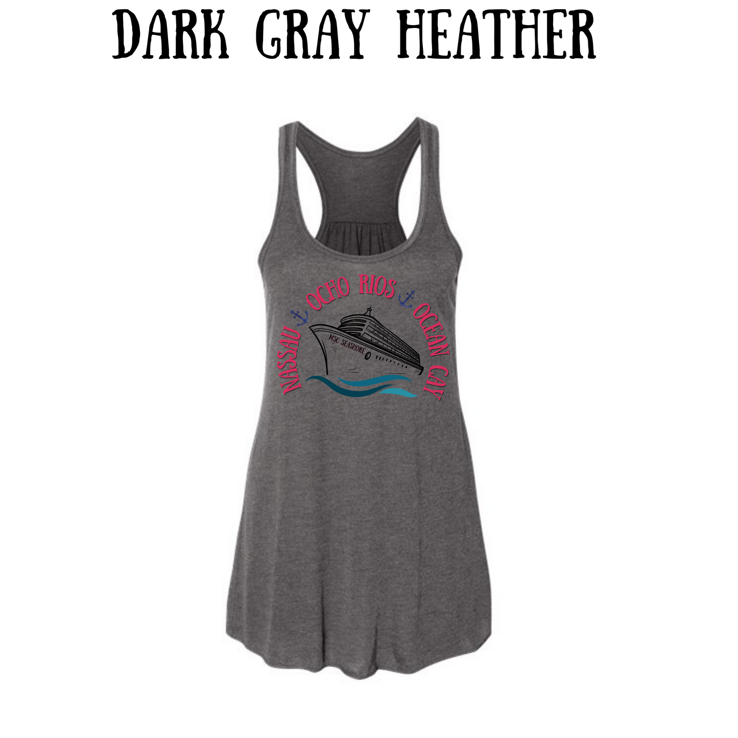 VP - MSC Seashore - Women's Flowy Racerback Tank