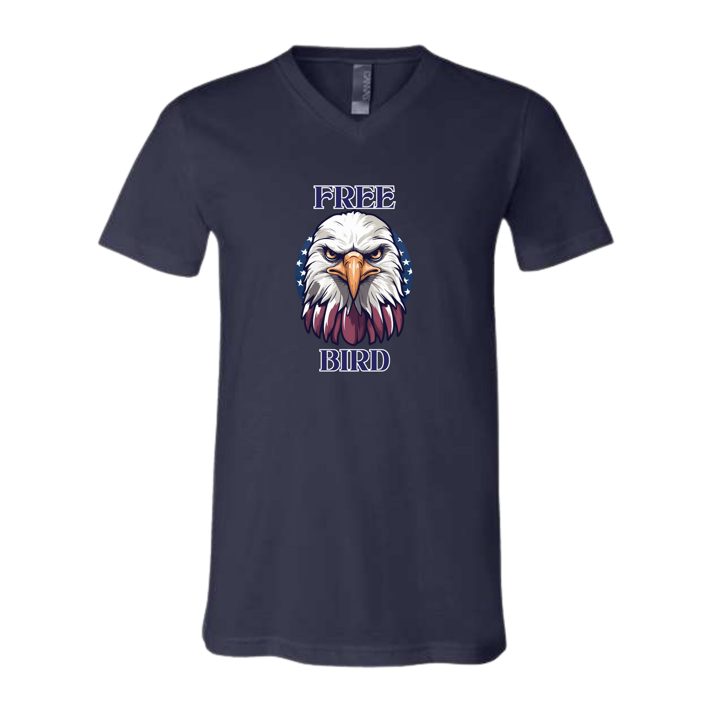 Free Bird - Bella+Canvas - Unisex V-Neck - Assorted Colors