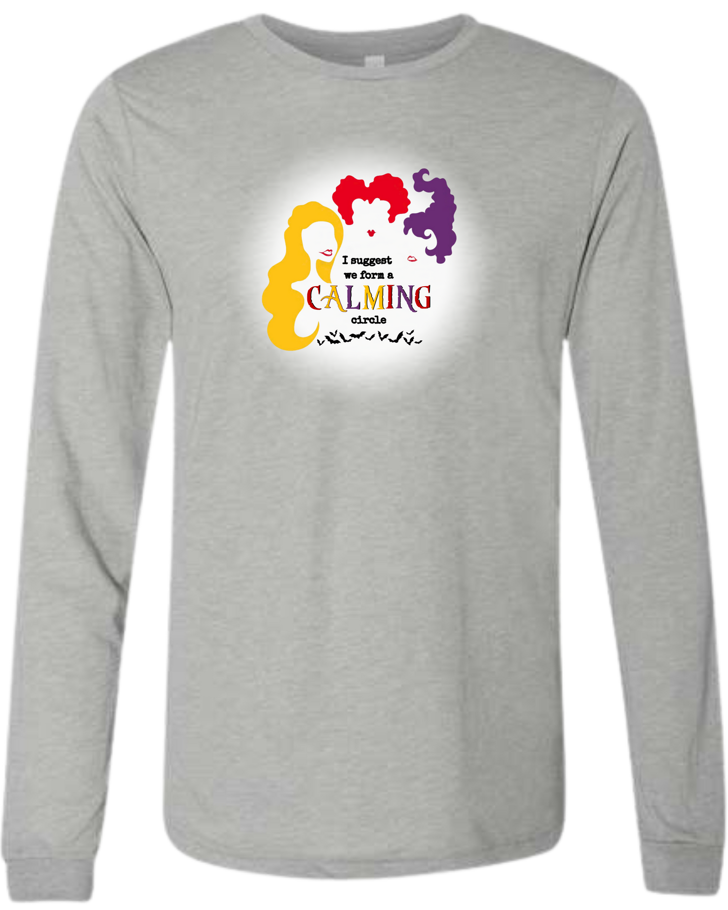 Calming Circle - Unisex Long Sleeve - Neutral Colors