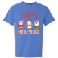 Christmas Helpers - Comfort Colors - Heavyweight Unisex Tee - Blues