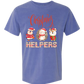 Christmas Helpers - Comfort Colors - Heavyweight Unisex Tee - Blues