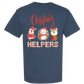 Christmas Helpers - Comfort Colors - Heavyweight Unisex Tee - Blues