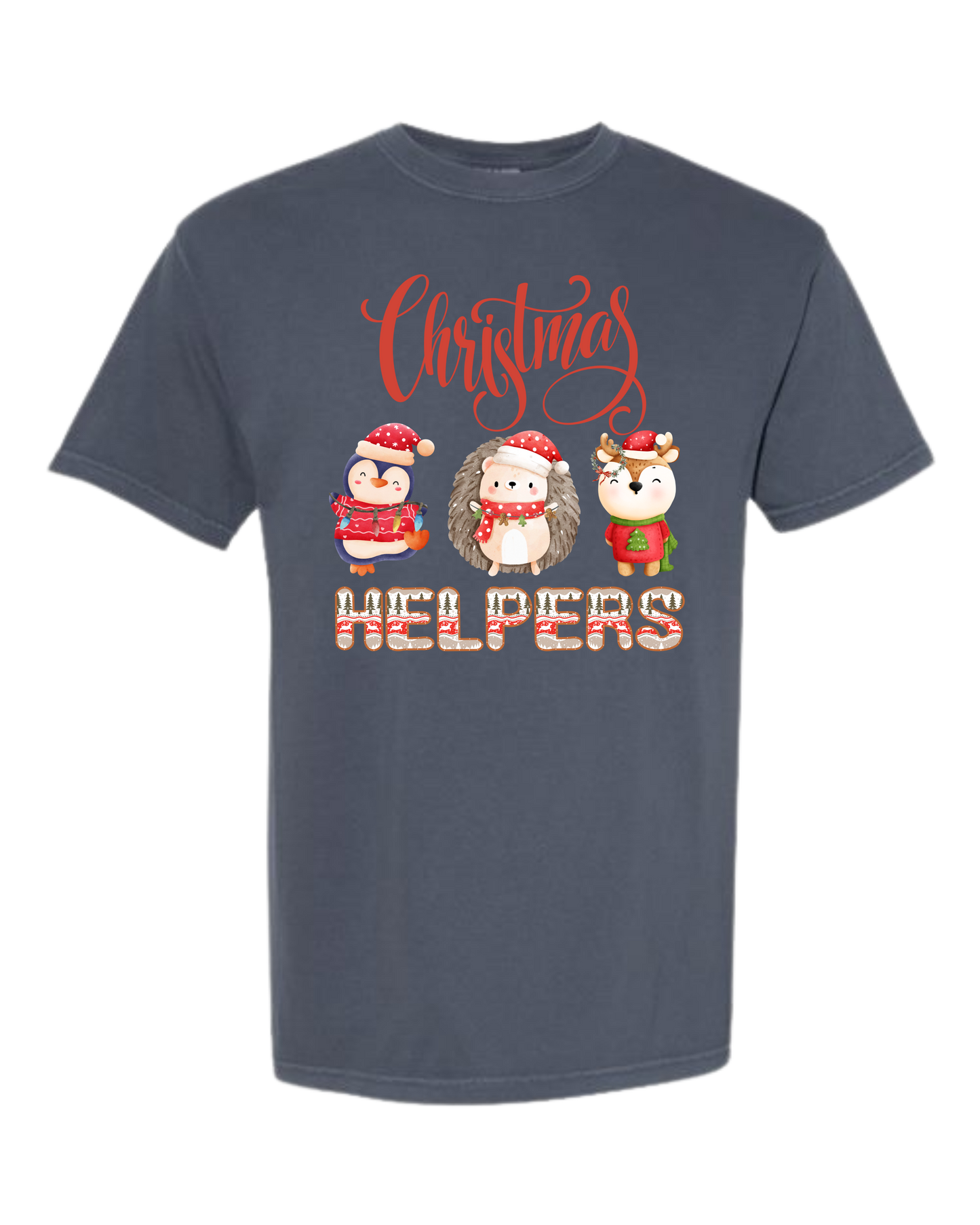 Christmas Helpers - Comfort Colors - Heavyweight Unisex Tee - Blues