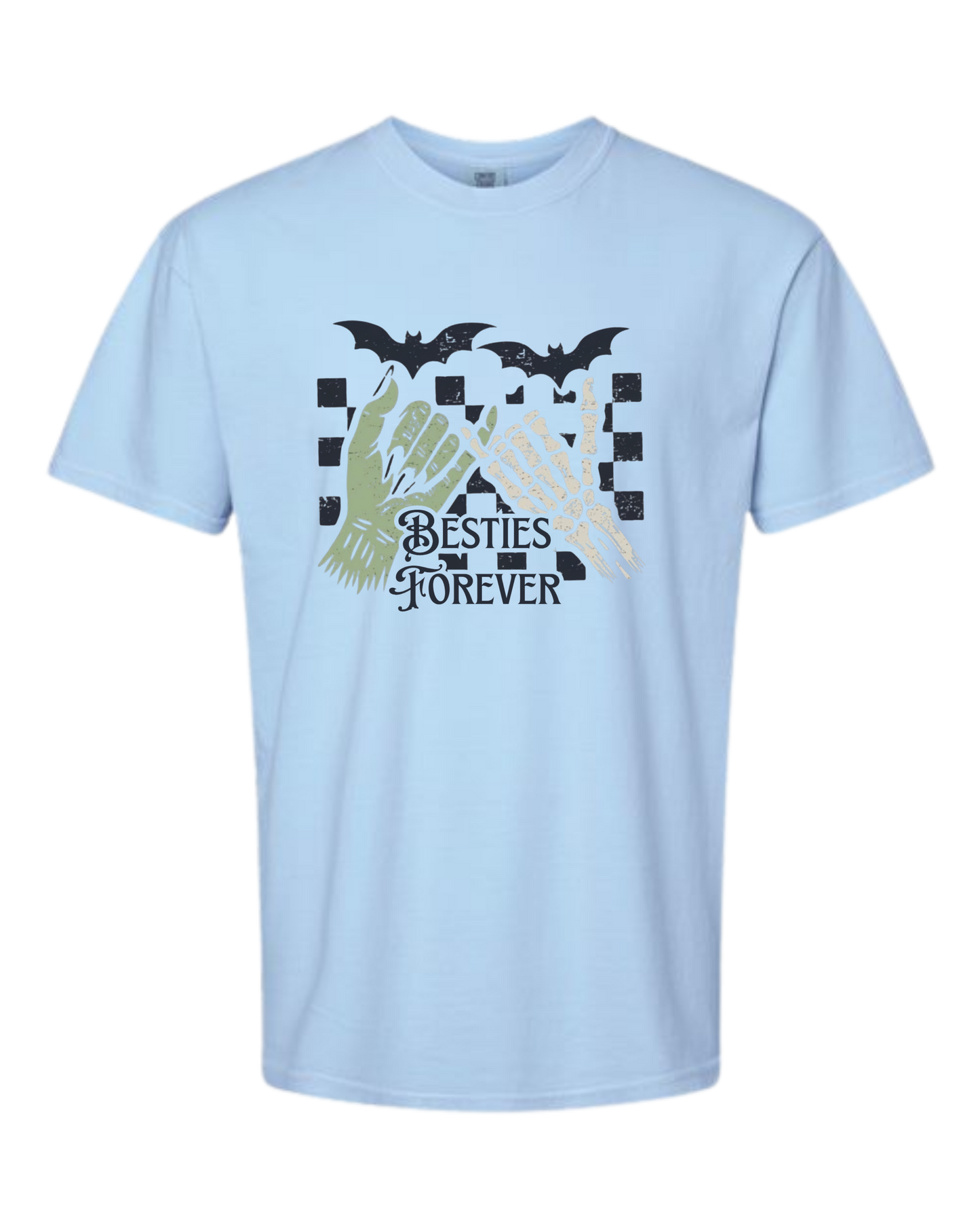 Besties Forever - Comfort Colors - Heavyweight Unisex Tee - Blues
