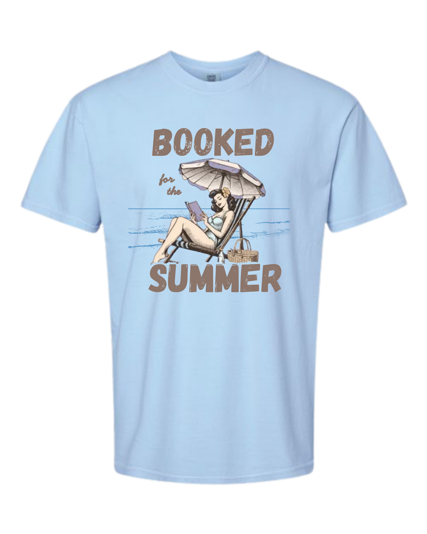 Booked for the Summer - Comfort Colors - Heavyweight Unisex Tee - Blues